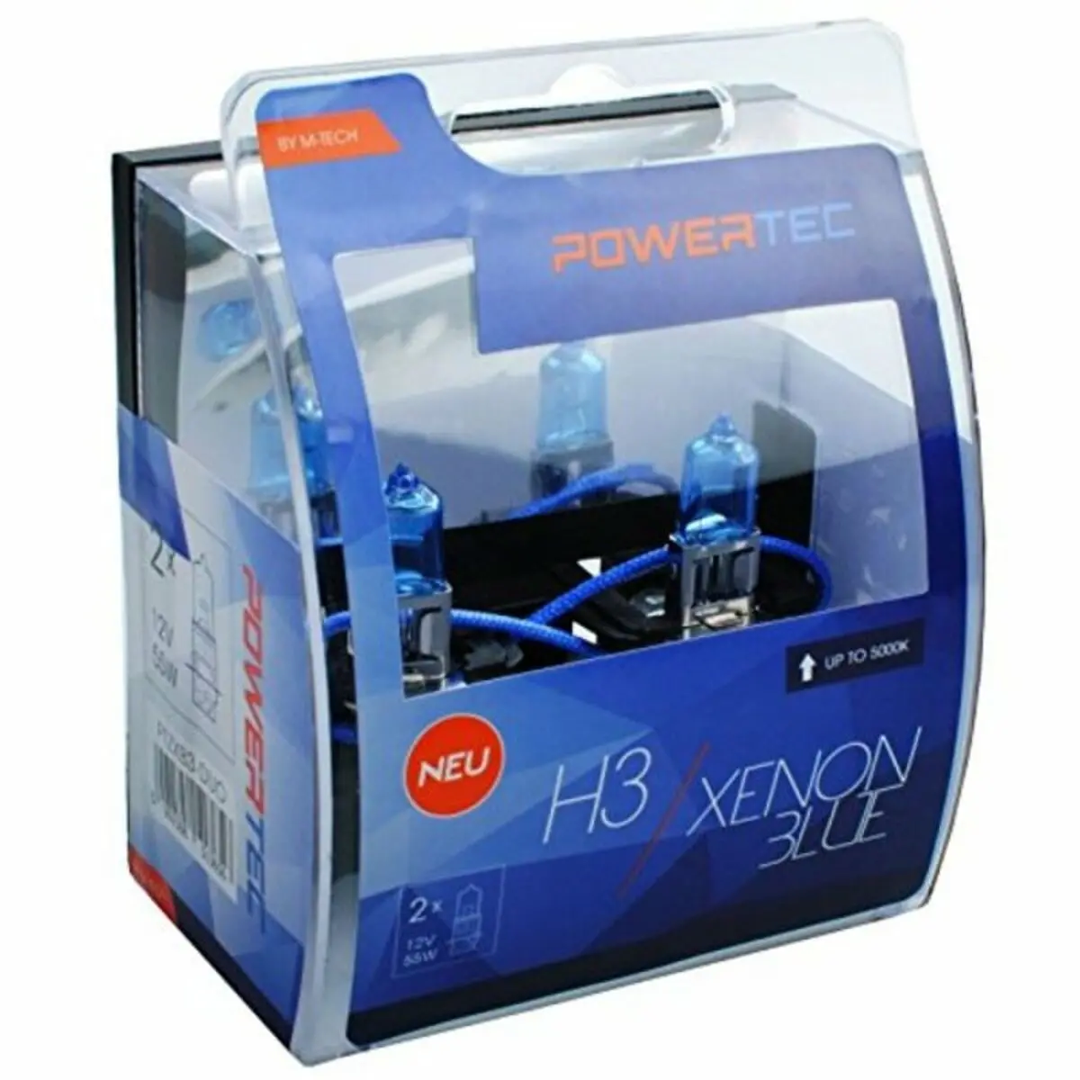 Lâmpada Para Automóveis Mtecptzxb3-Duo M-Tech Ptzxb3-Duo H3 Halogéneo 55 W Pk22s 12 V 1