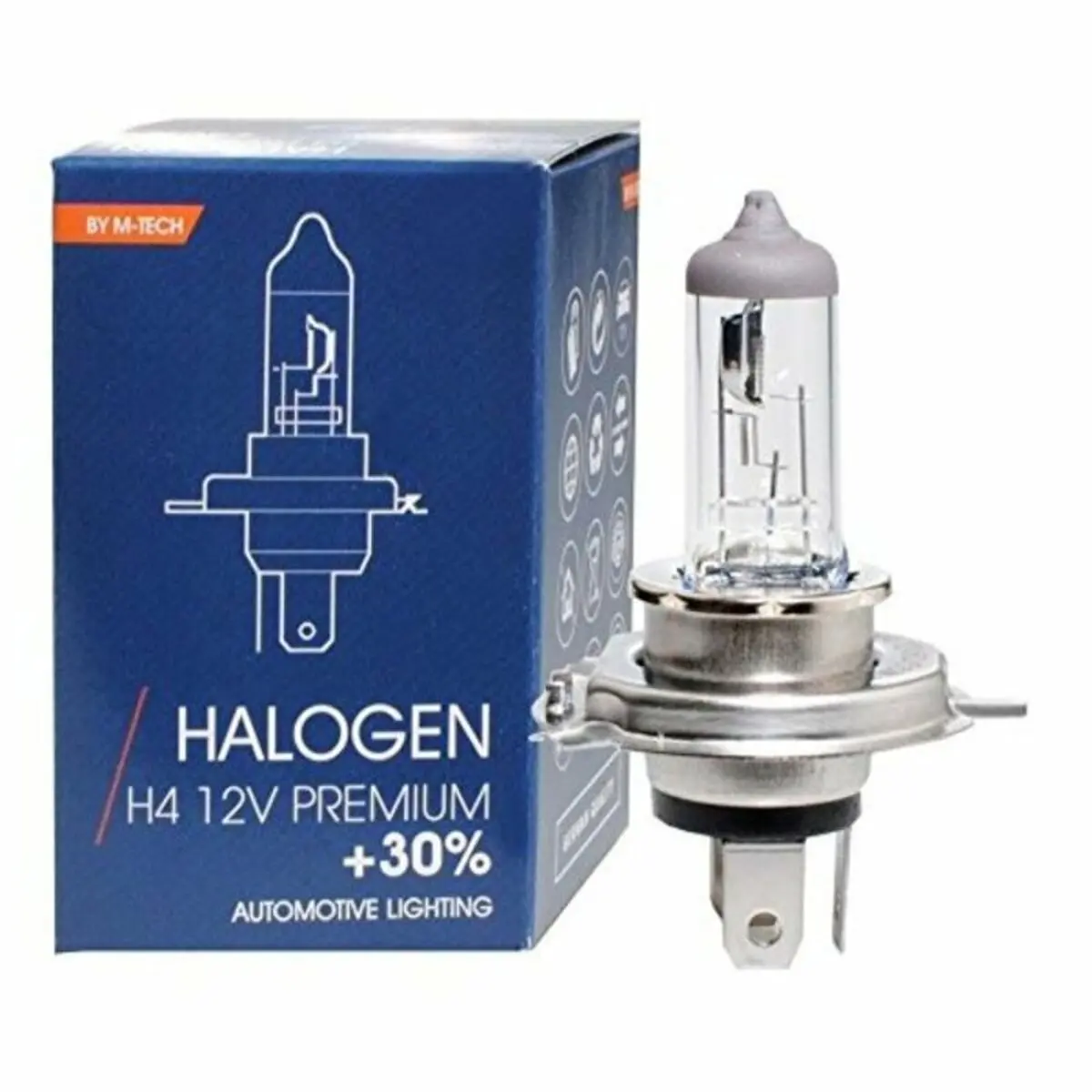 Lâmpada Para Automóveis M-Tech Z104 12 V 55 W H4 1