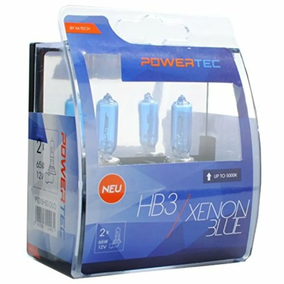Lâmpada Para Automóveis Mtecptzxbhb3-Duo M-Tech Mtecptzxbhb3-Duo Hb3 65W 12V 5000K (2 Peças) 1