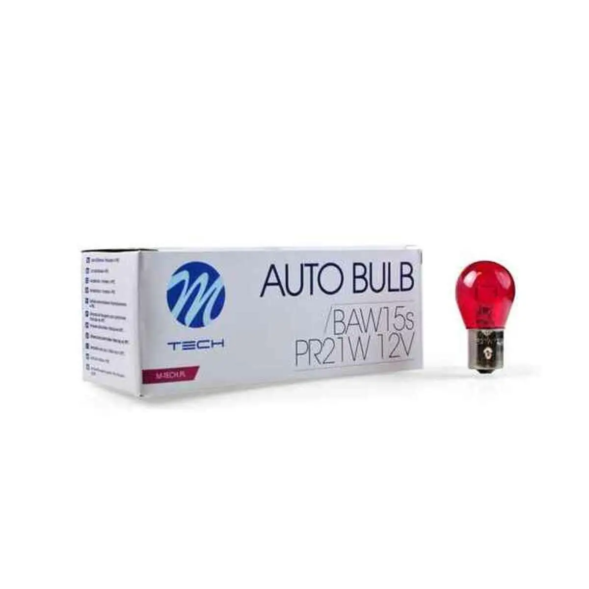 Lâmpada Para Automóveis Mtecz96 M-Tech Mtecz96 P21w 5 W 12 V (10 Pcs) 1