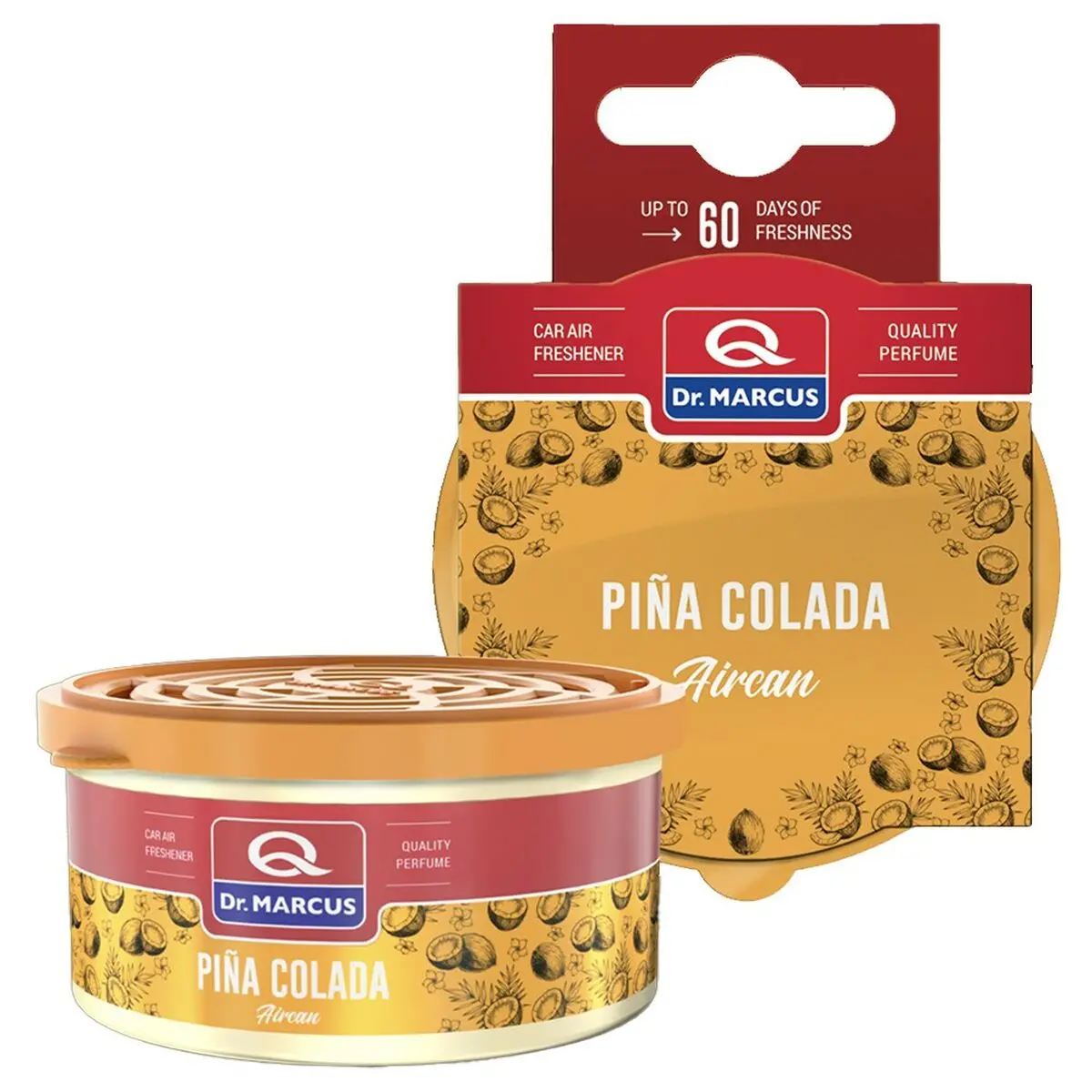 Ambientador Para Automóveis Dr Marcus Aircan Piña Colada 40 G Fragância Lata 1