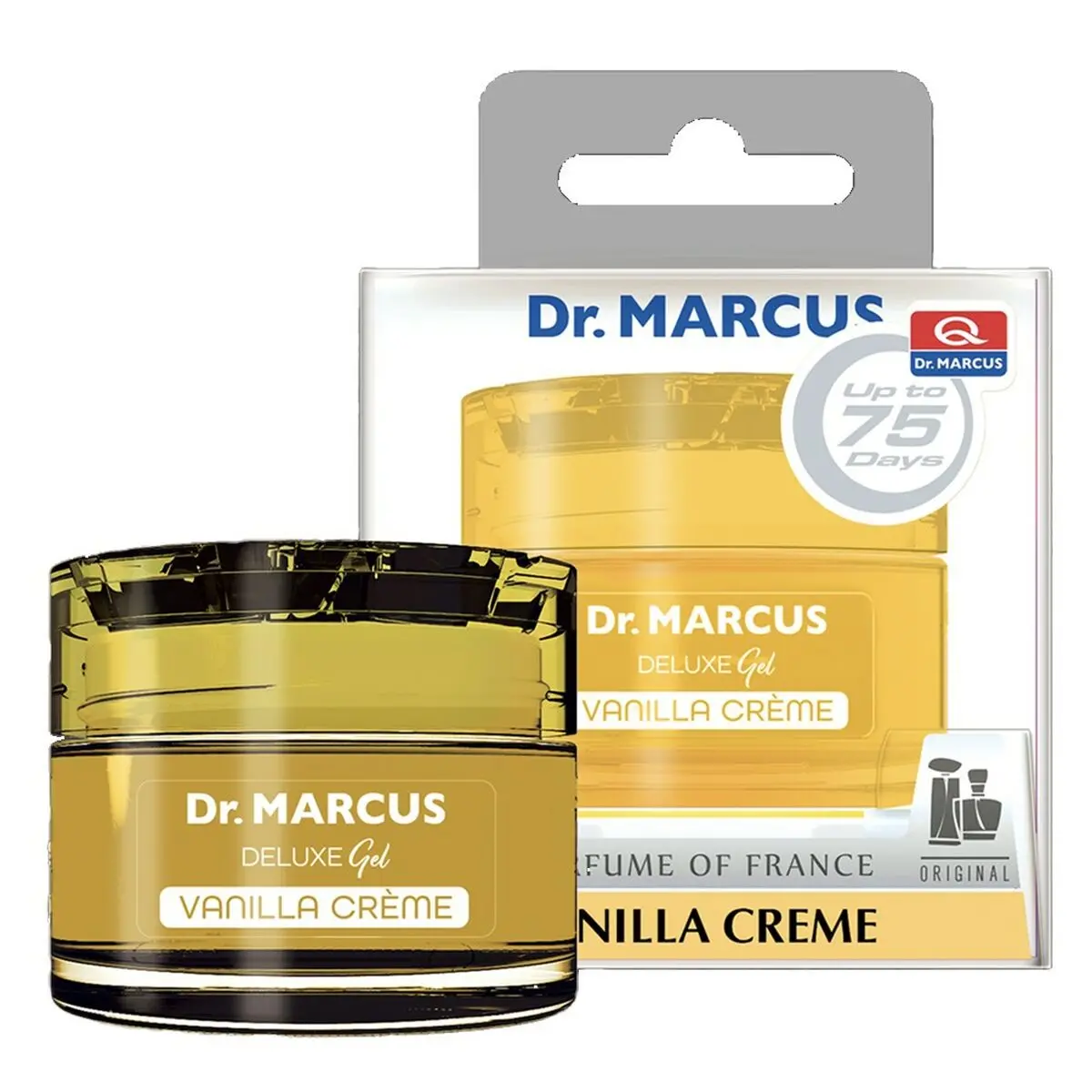 Ambientador Para Automóveis Dr Marcus Deluxe Baunilha 50 Ml Plástico Fragância Lata 1