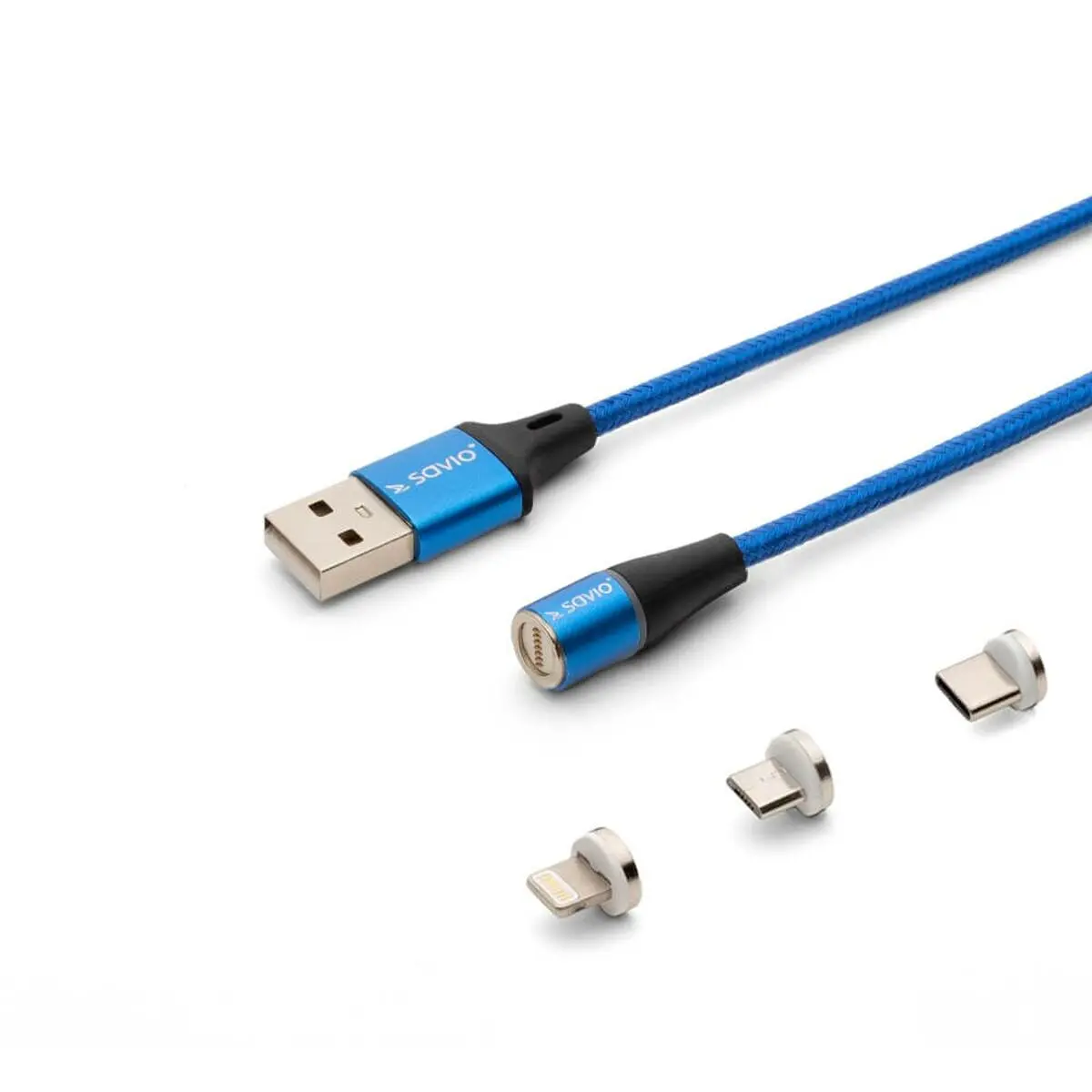 Cabo Usb Savio Cl-157 Azul 2 M 1