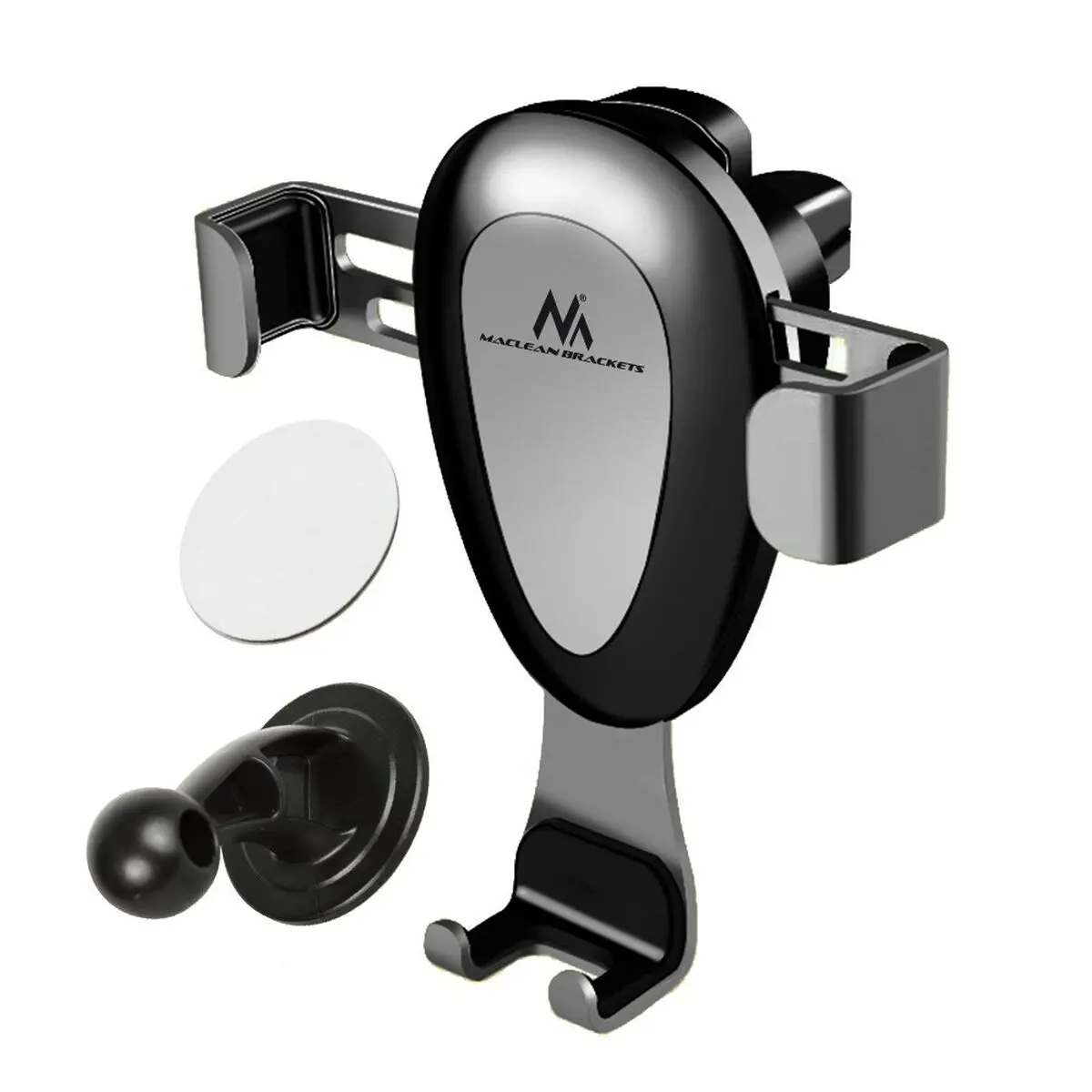 Suporte Para Carros Maclean Mc-324 Branco Preto 1
