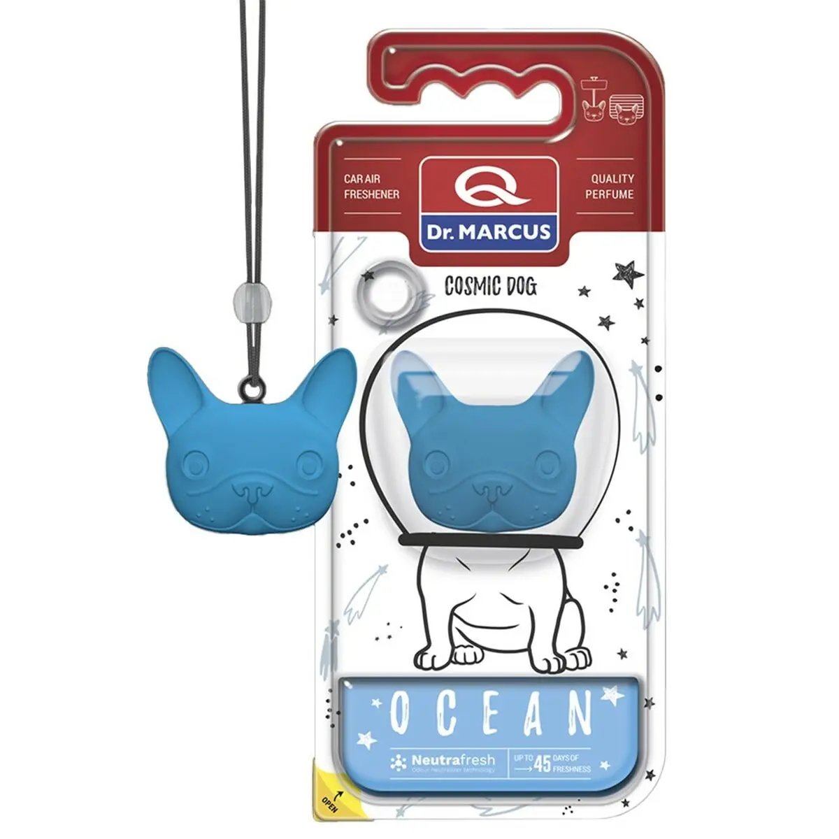 Ambientador Para Automóveis Dr Marcus Cosmic Dog Ocean Ocean Plástico 1