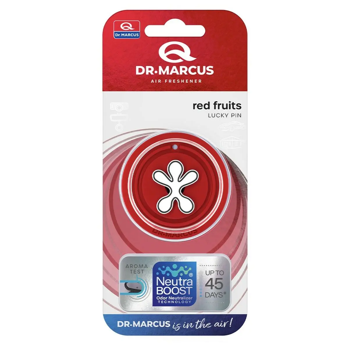 Ambientador Para Automóveis Dr Marcus Lucky Pin Frutos Vermelhos Plástico 1