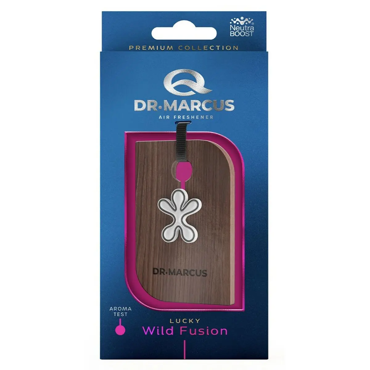 Ambientador Para Automóveis Dr Marcus Lucky Wild Fusion Poliéster Madeira Fragância Colar 1