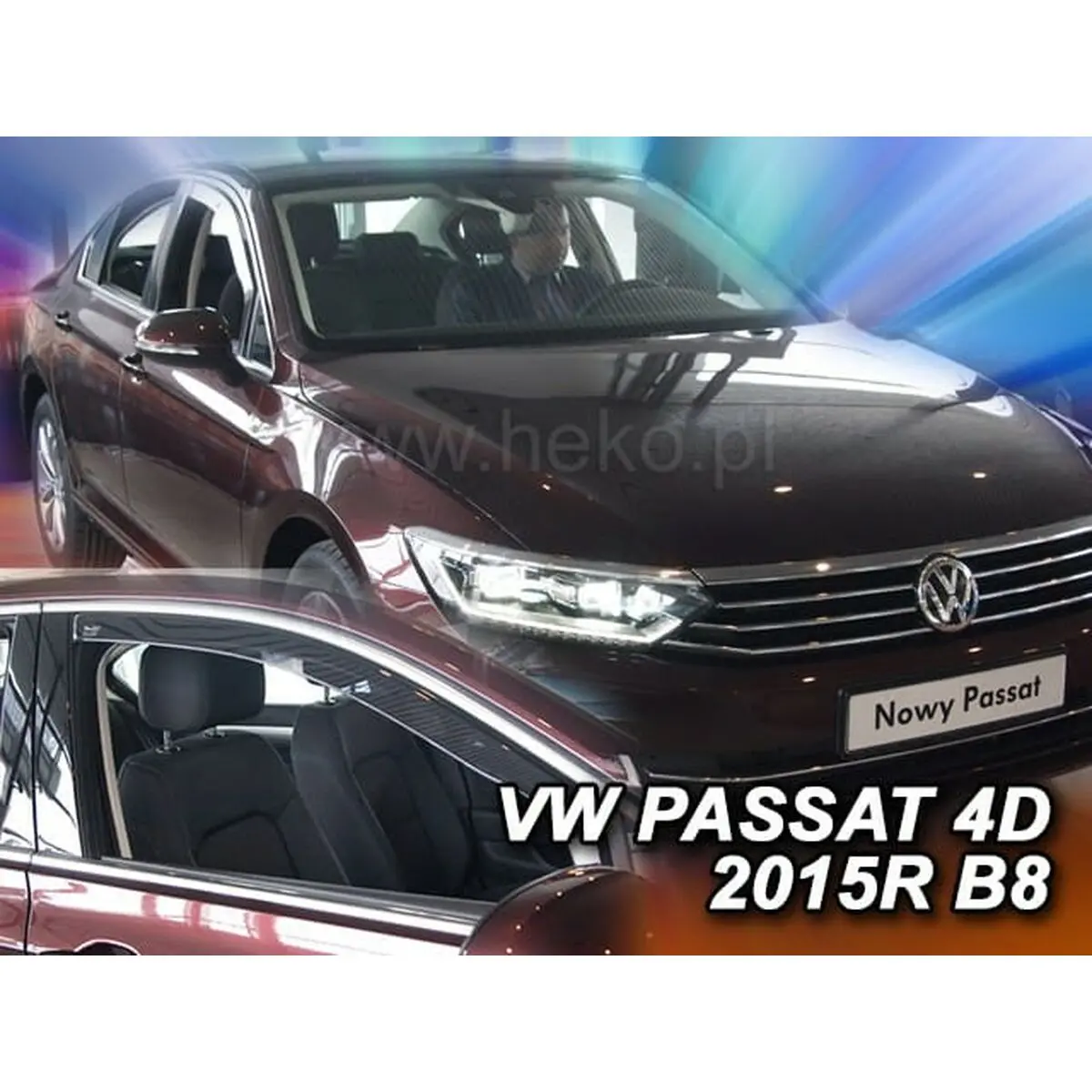 Defletor De Vento Heko Volkswagen Passat (B8) Sedan/Variant 2 Peças 2
