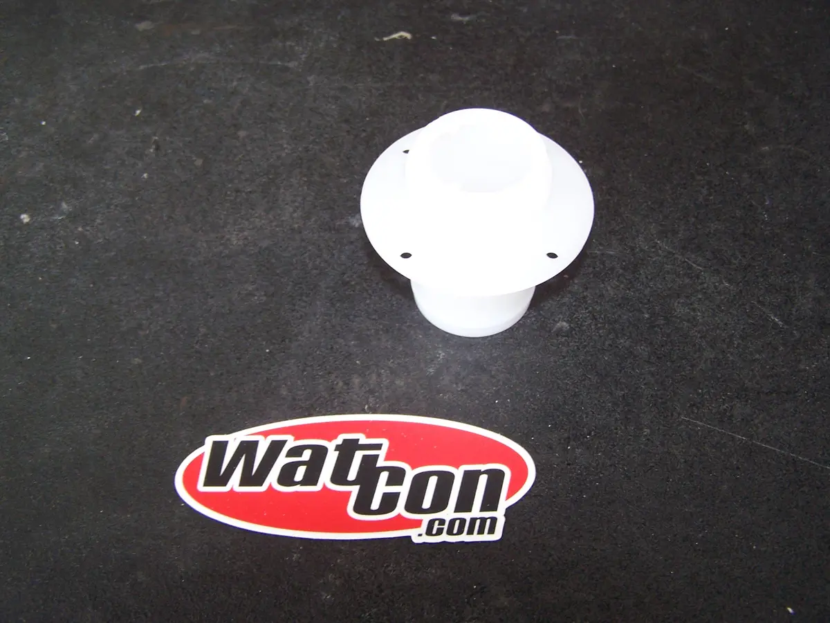 Fuel Fill Neck, Oe White Plastic Kawasaki 440, 550, 650, X2, 750Sx, Etc 1
