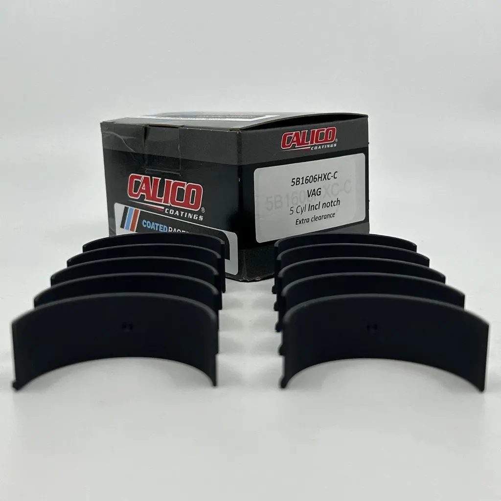 Audi / Vw Ttrs / Rs3 2.5L 20V Tfsi 5Cyl. (With Notch) Rod Bearing Set Acl Race Calico Ct-1 Coated 5B1606hxc-C Hx-Serie With 0.025Mm (0.001”) Extra Clearance 2