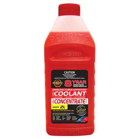 Penrite Oem-Approved Red Concentrate Coolant 1L - Coolred001 1