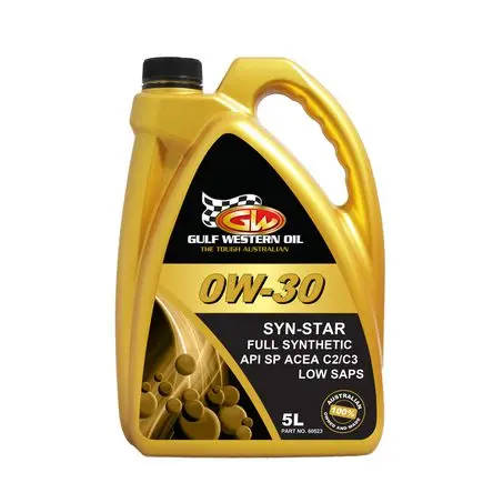 60523 - Gulf Western Syn-Star Synthetic 0W-30 Engine Oil - 5L 1
