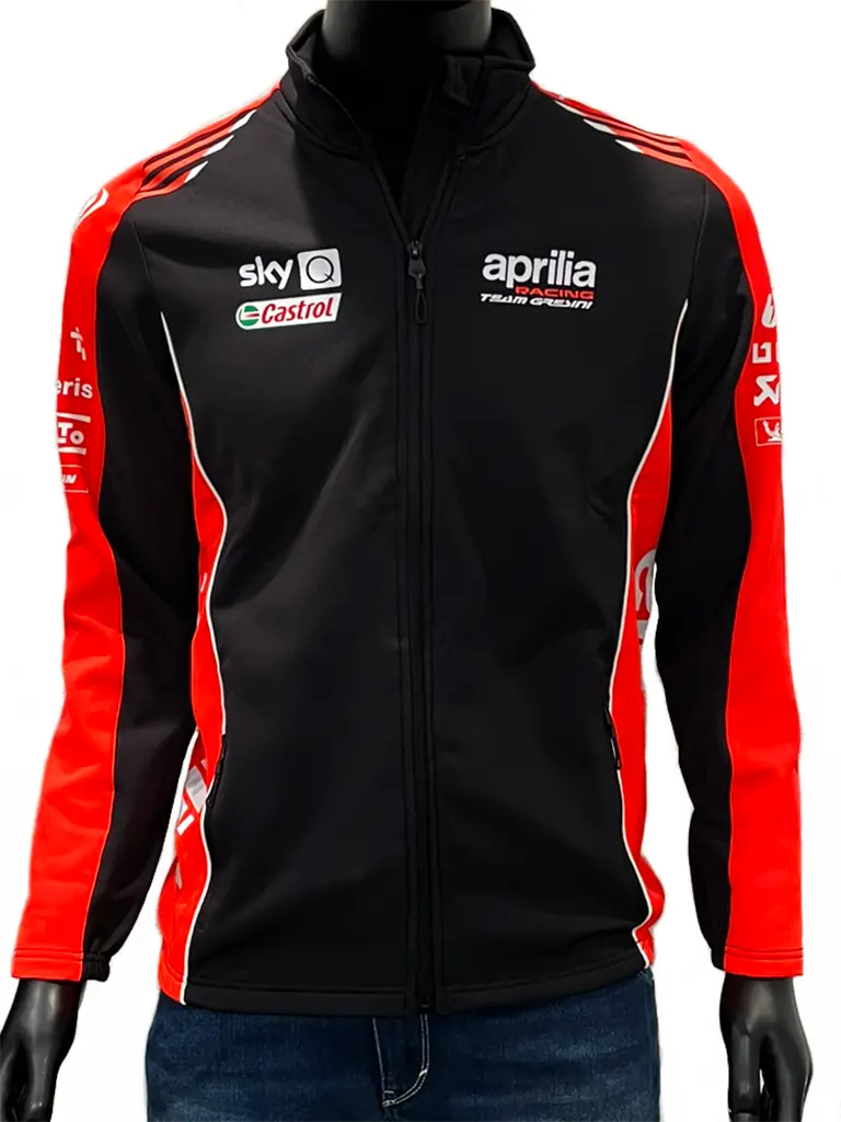 Aprilia Racing Gp 21 Teamwear Replica Full Zip Softshell Jacket 1