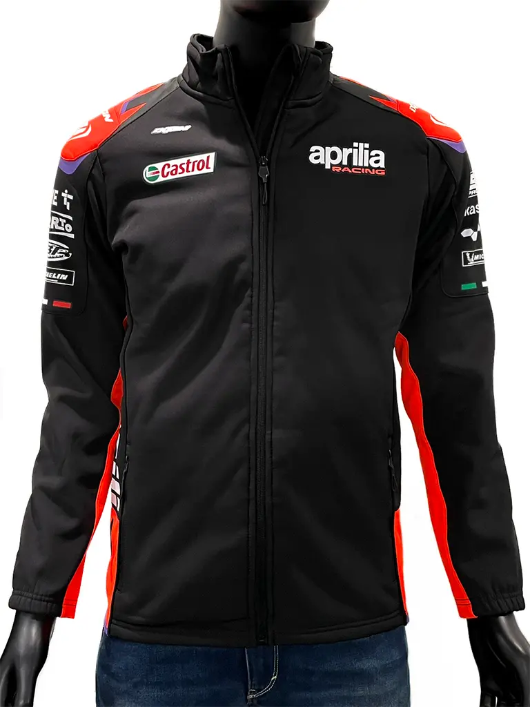 Aprilia Racing Gp 22 Teamwear Replica Full Zip Softshell Jacket 1