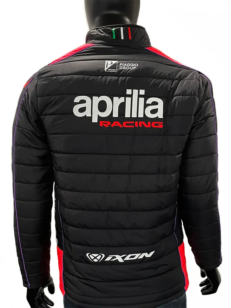 Aprilia Racing Gp 23 Teamwear Replica Full Zip Puffy Windbreaker Jacket 2