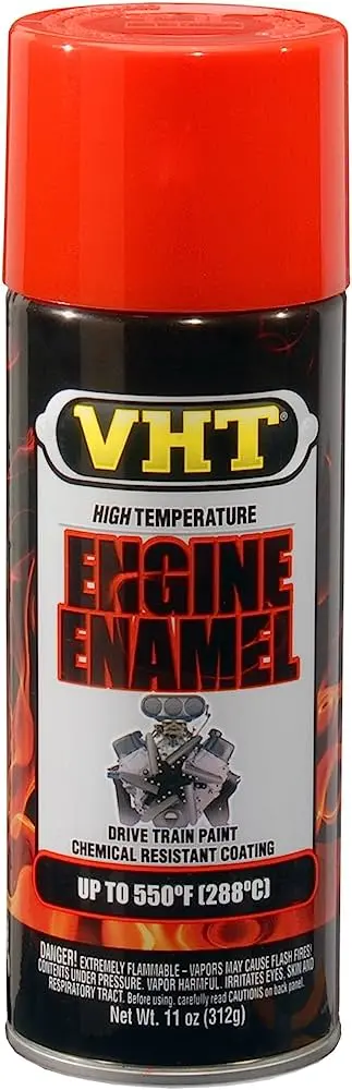 Vht Engine Enamel Paint Chevy Orange Red 312G - Sp119 1