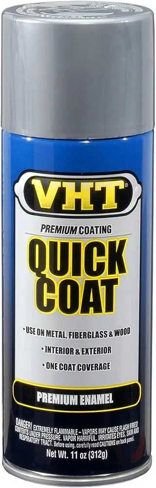 Vht Quick Coat Enamel Spray Paint Bright Aluminum 312G - Sp507 1