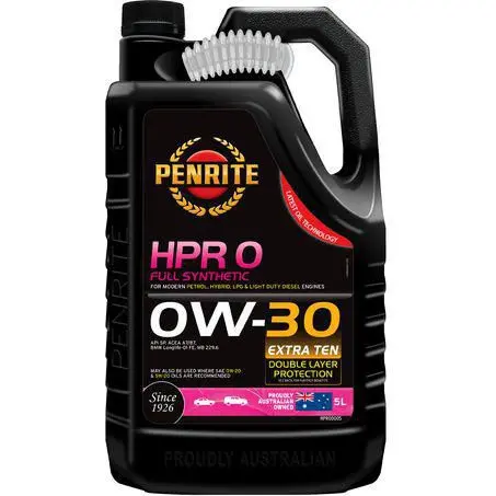 Penrite Hpr 0 Fully Synthetic 0W-30 5L Engine Oil - Hpr00005 1