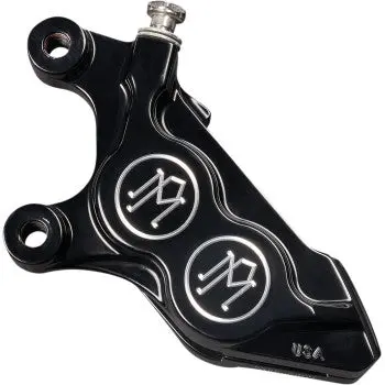 Performance Machine 4 Piston Caliper Front - Black 1