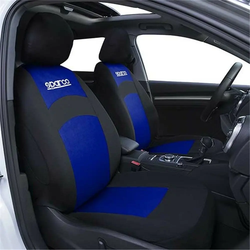 Capa Para Assento Sparco Spcs402bl Preto/Azul 1