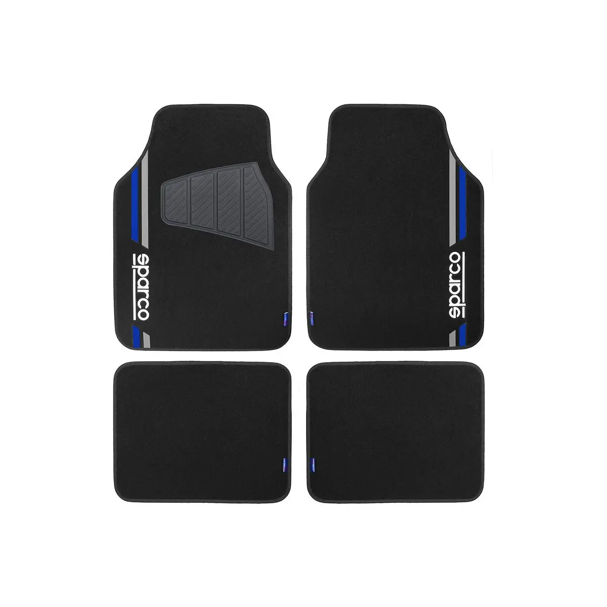 Conjunto De Tapetes De Carro Sparco Spcf508bl Azul Universal 1