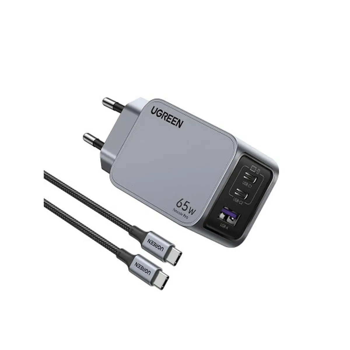 Cabo Usb Para Lightning Ugreen 25871 Cinzento 1
