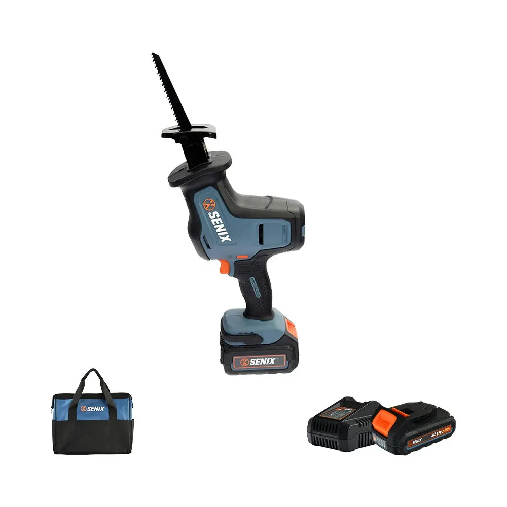 Senix X2 18V Brushless Compact Reciprocating Saw Kit 1