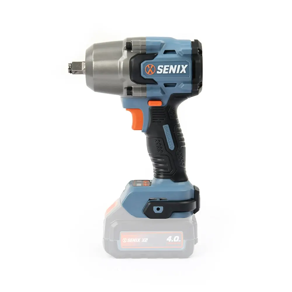Senix X2 18V 1/2" 750Nm Brushless Impact Wrench Skin 1