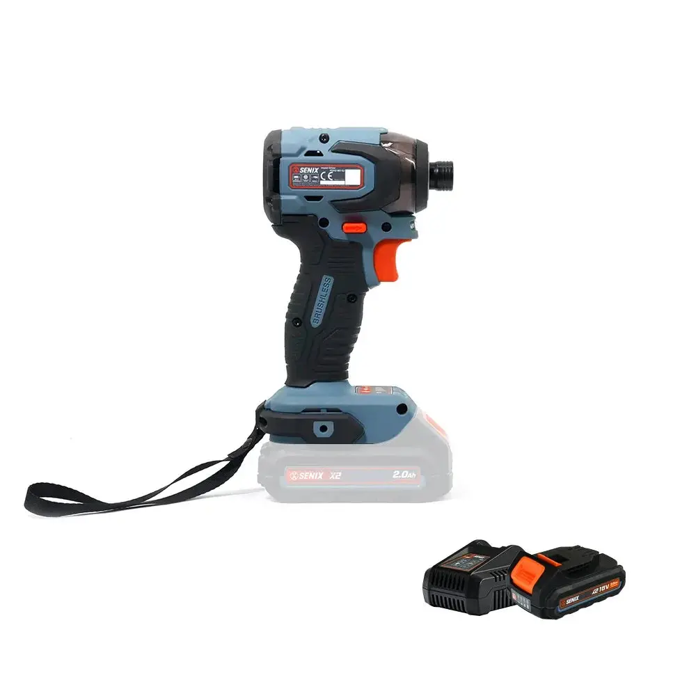 Senix X2 18V Brushless Impact Driver Kit 1