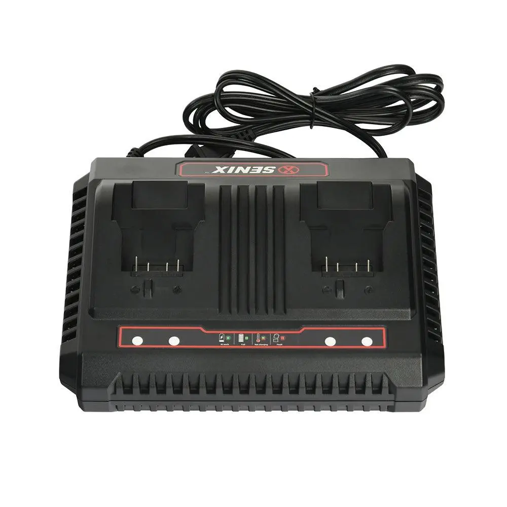 Senix X2 18V Charger 6.0Ah Dual Port 1