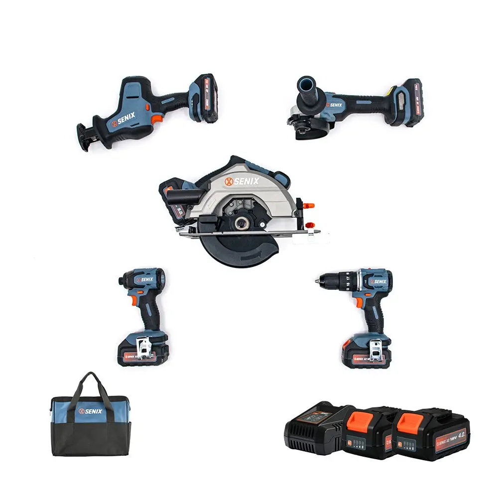 Senix X2 18V 5 Piece Combo Kit 1