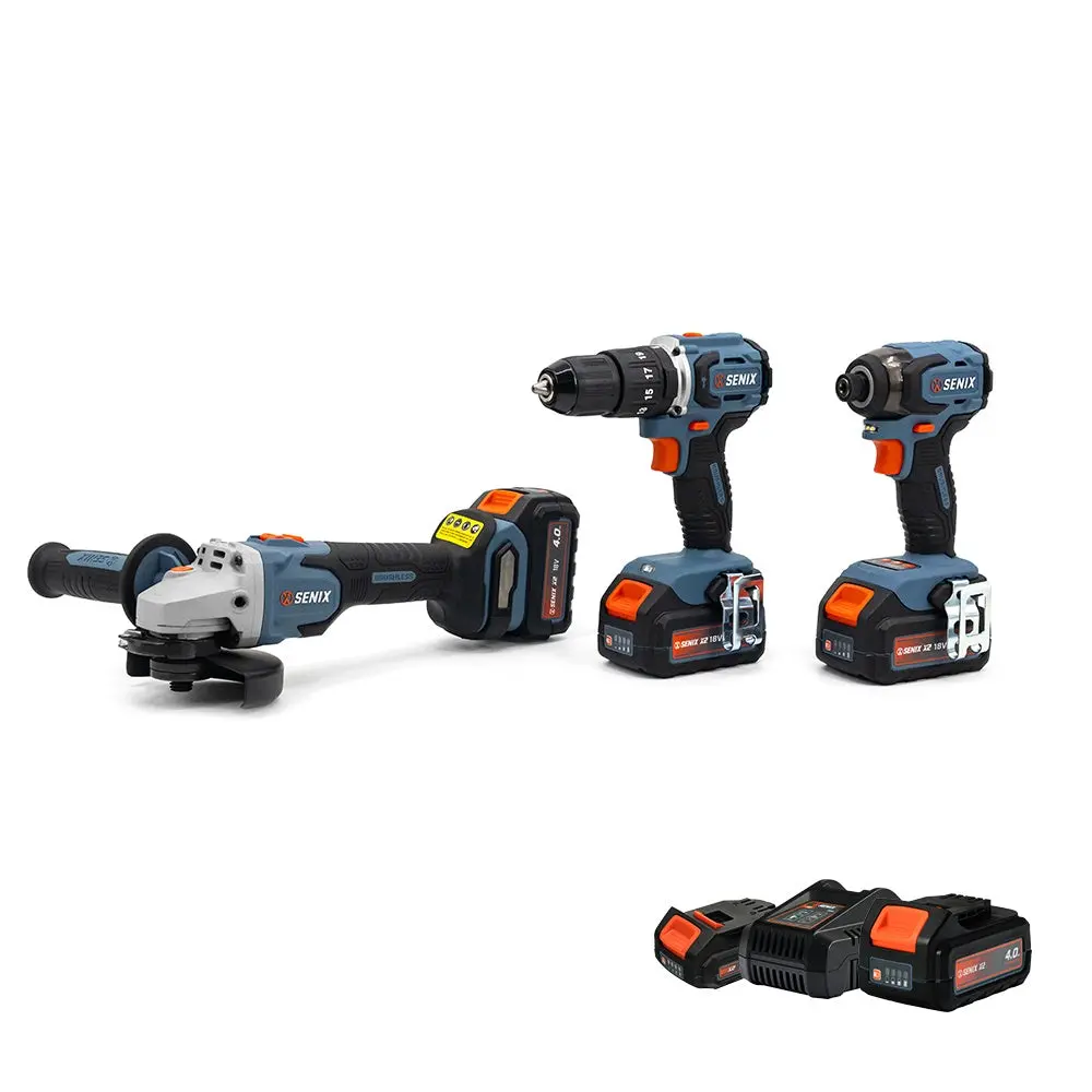 Senix X2 18V 3 Piece Combo Kit 1