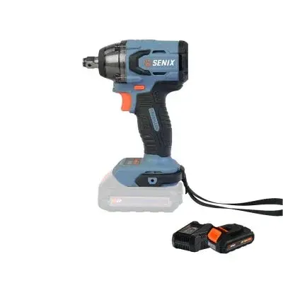 Senix X2 18V 1/2" 330Nm Brushless Impact Wrench Kit 1