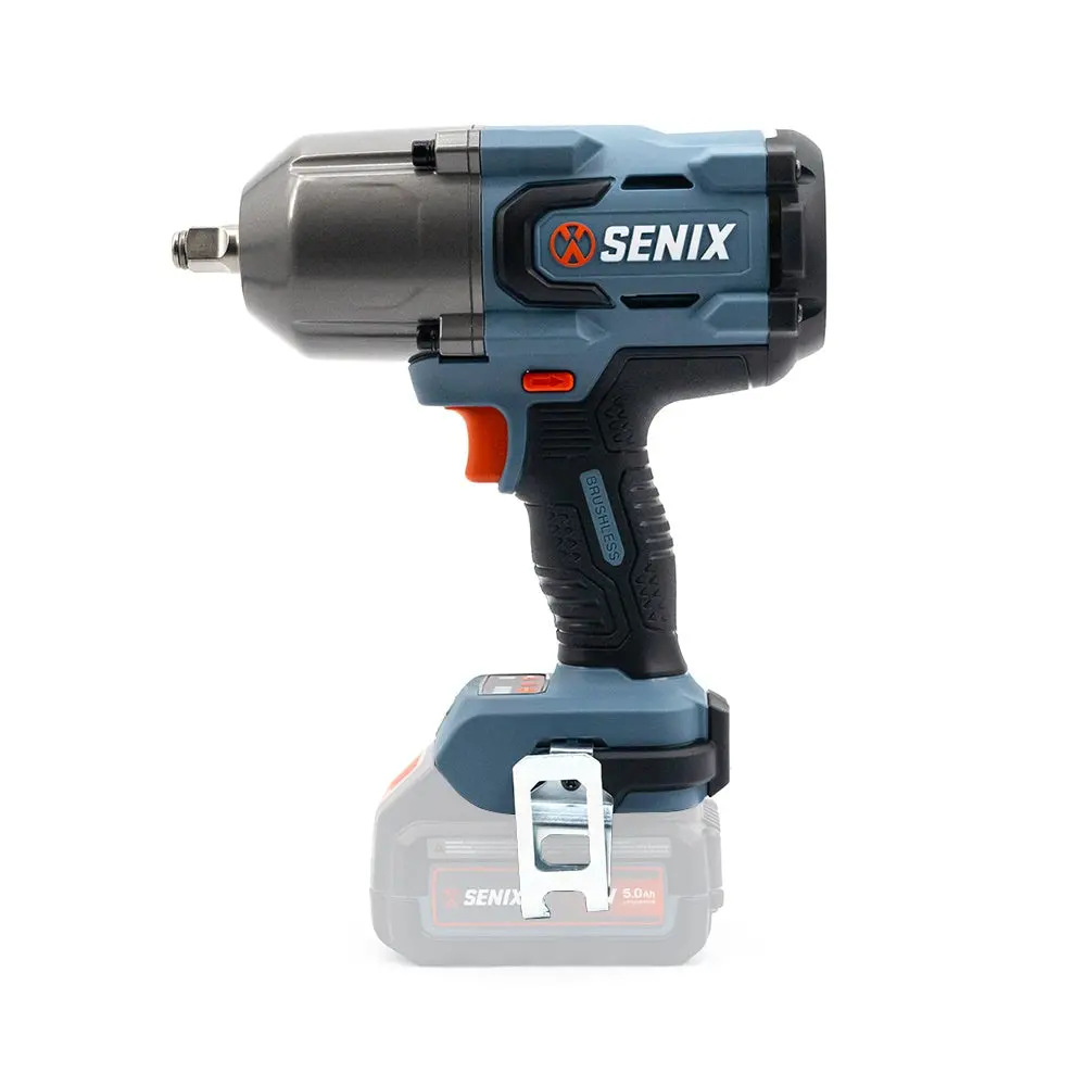 Senix X2 18V 1/2" 330Nm Brushless Impact Wrench Skin 1
