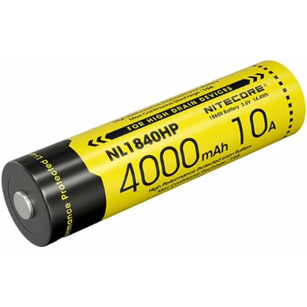 Pilhas Recarregáveis Nitecore Nt-Nl1840hp 4000 Mah 3,6 V 18650 1