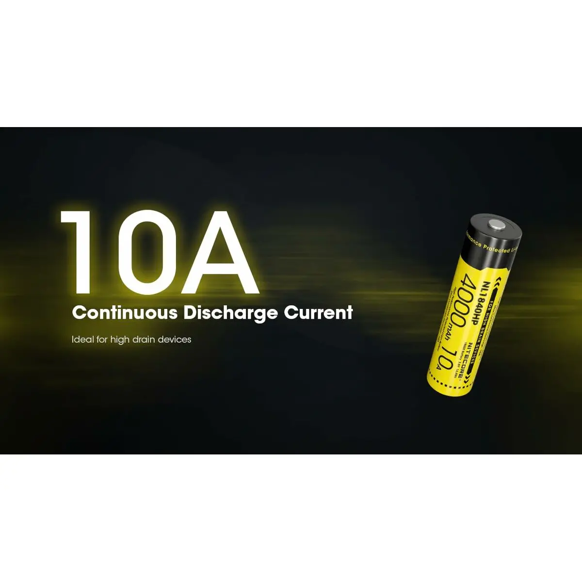 Pilhas Recarregáveis Nitecore Nt-Nl1840hp 4000 Mah 3,6 V 18650 2