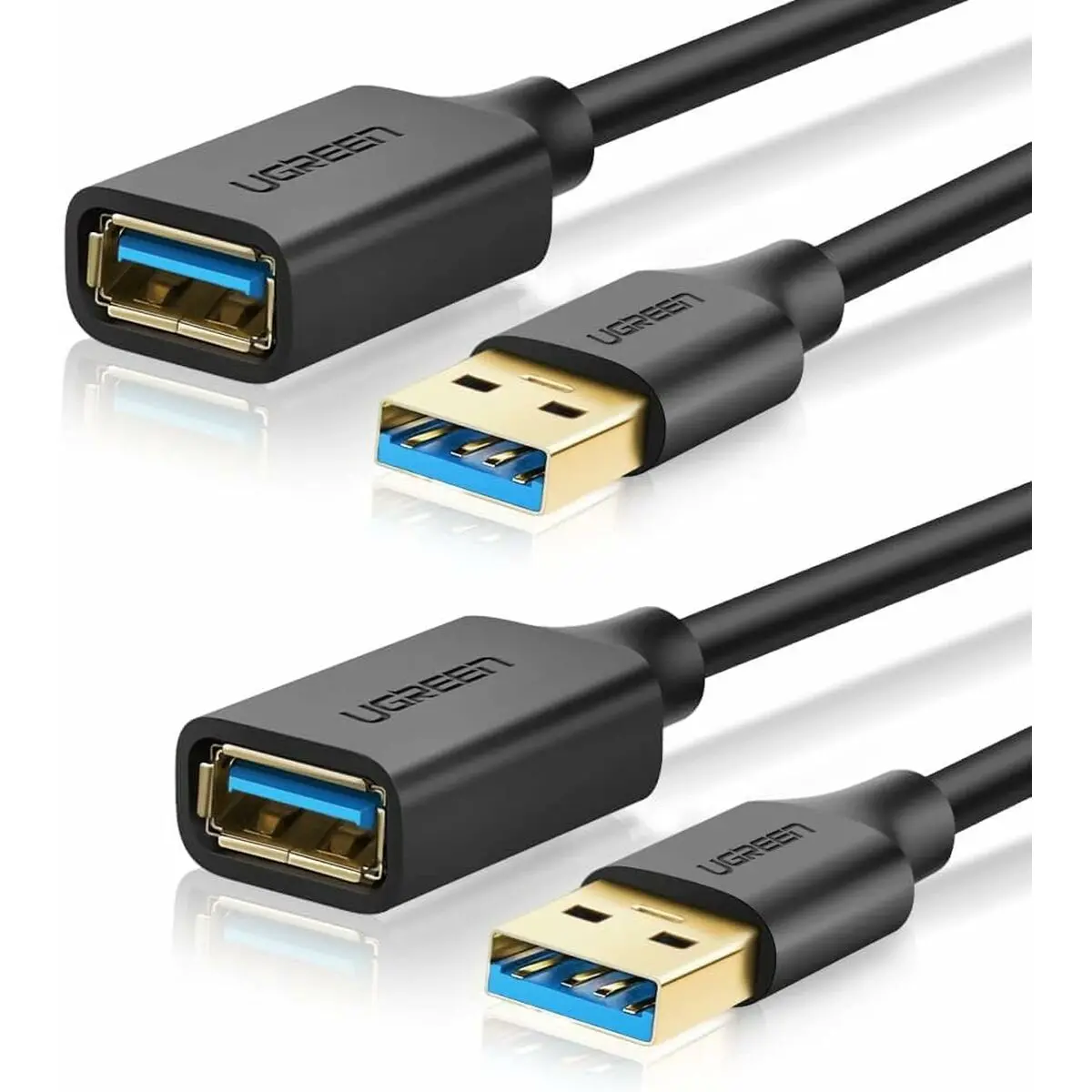 Cabo Alargador Usb Ugreen 10368B Preto 1 M 1