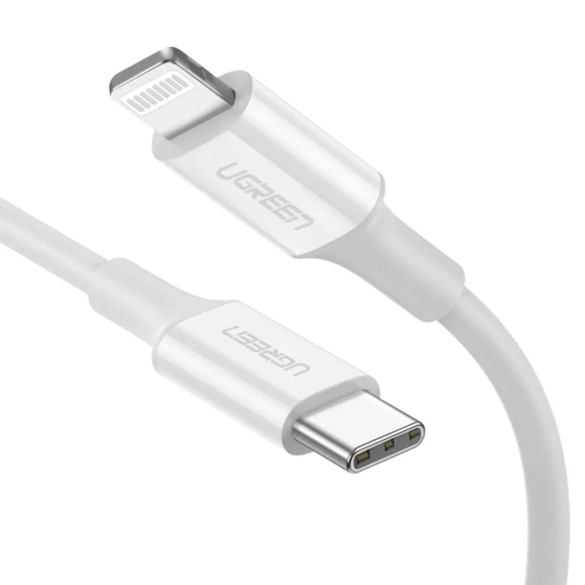 Cabo Usb Para Lightning Ugreen 10493 Branco 1 M 1
