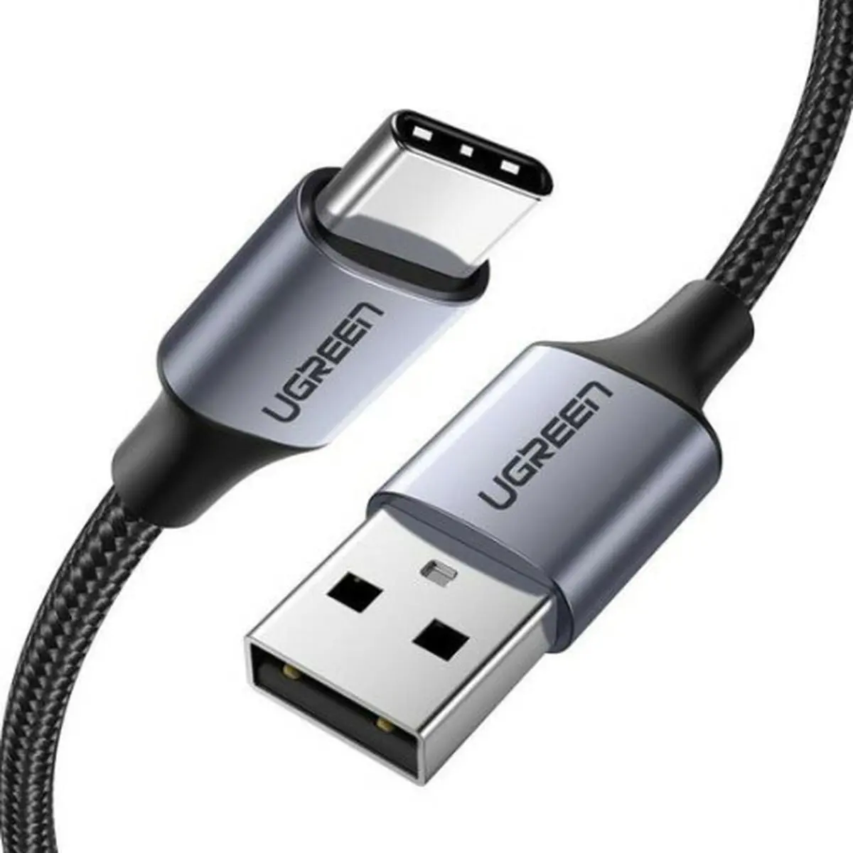 Cabo Usb Para Lightning Ugreen 60126 Preto Cinzento 1 M 1