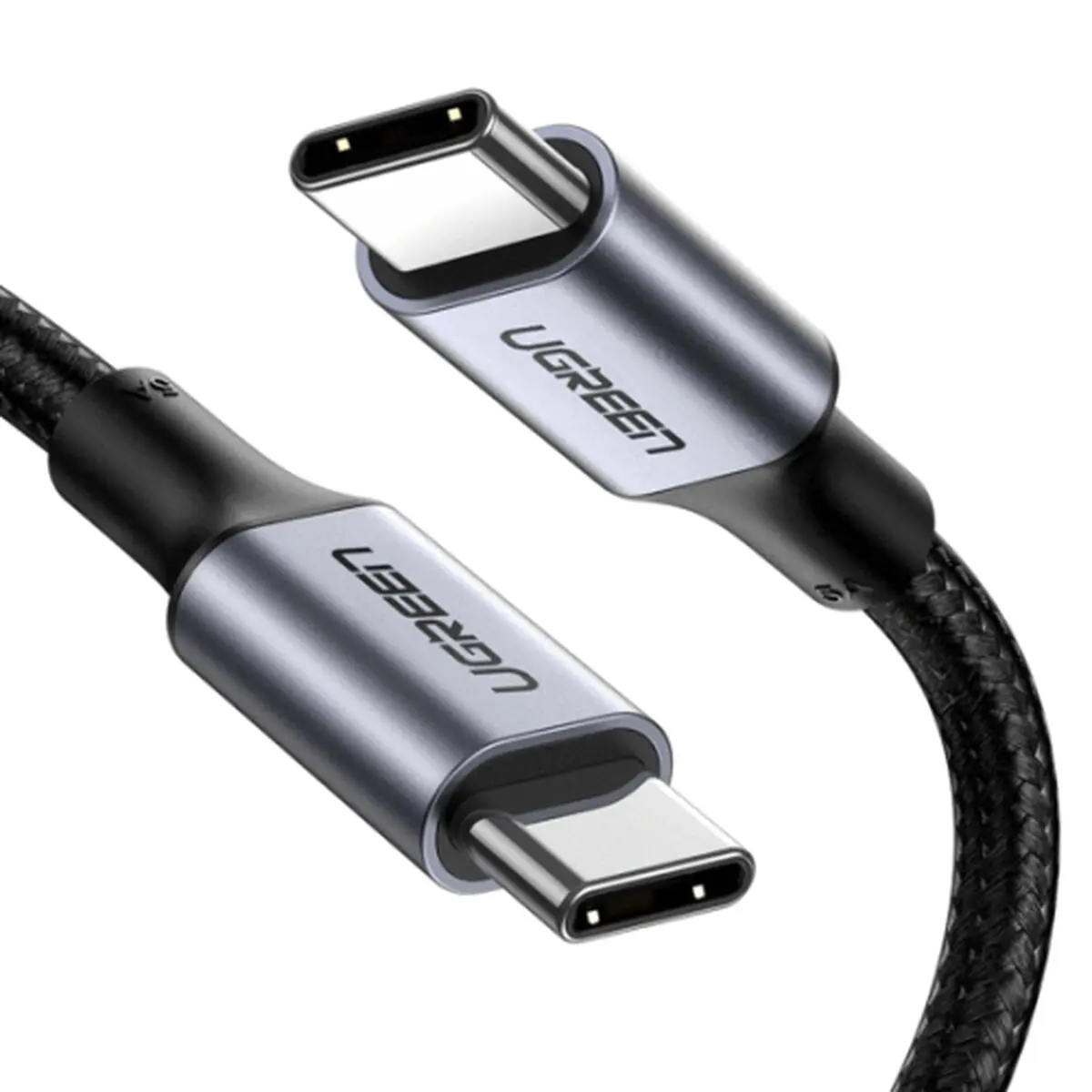 Cabo Usb Para Lightning Ugreen 70427 Preto Prateado 1 M 1
