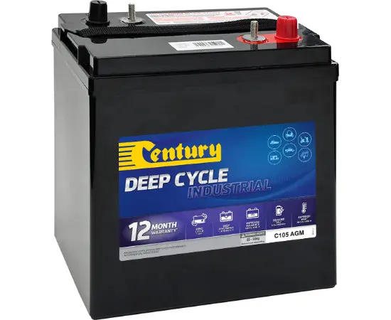 C105 Agm Century 6V 225Ah Agm Battery 1