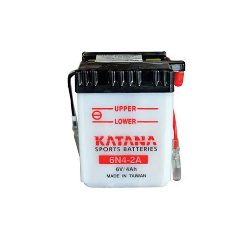 6V Katana Motorcycle Battery 6N4-2A | 4Ah, 6-Month Warranty 1