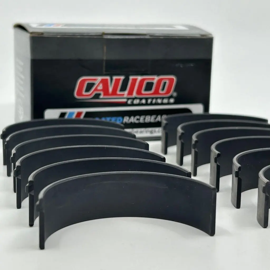Coatedperformancebearings Calico Ct-1 Coated Glyco Oem Rod Bearing Set 71-3711/6C-C - Audi S4 2.7L V6 Bi-Turbo Azr Asj Engine Codes, Std. Diameter 1