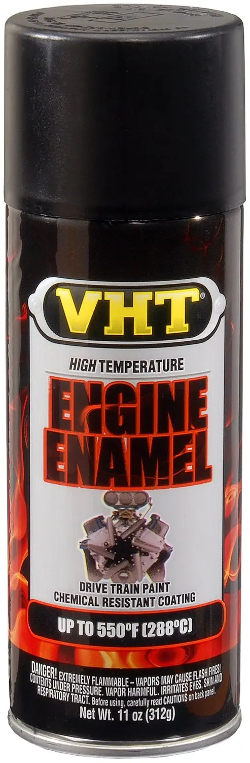 Vht Engine Enamel Paint Flat Black 312G - Sp130 1