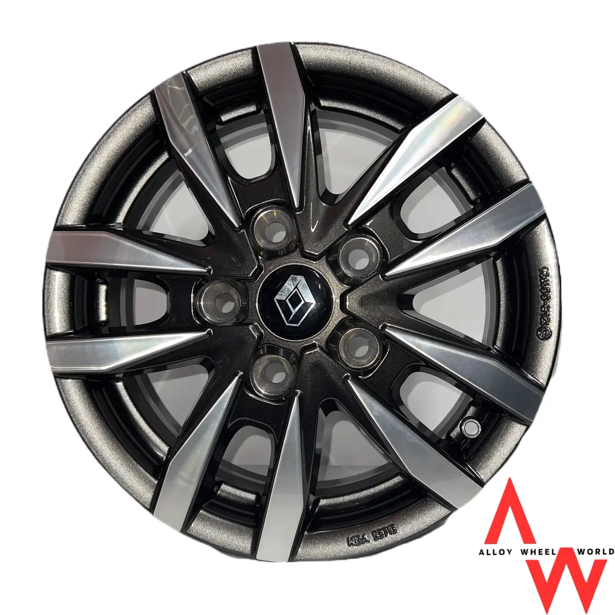 6.5X16 Borbet Cw5 Renault Grey Polished 1