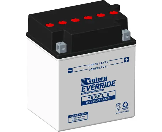Century Yb30cl-B Motorcycle Battery - 300Cca 29 Ah 1