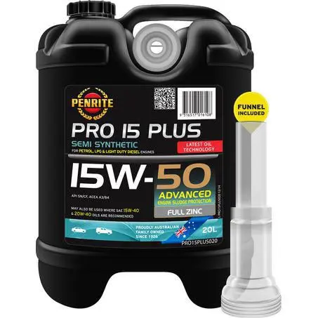 Penrite Pro 15 Synthetic 15W-50 20L Engine Oil - Pro15plus020 1
