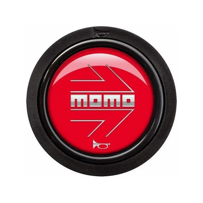 Botão Momo Arrow Volante Preto/Vermelho 1