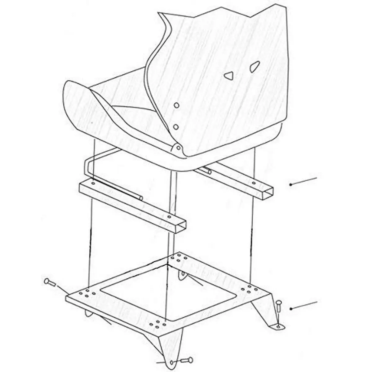 Base De Suporte De Baquet Omp Hc/739 2