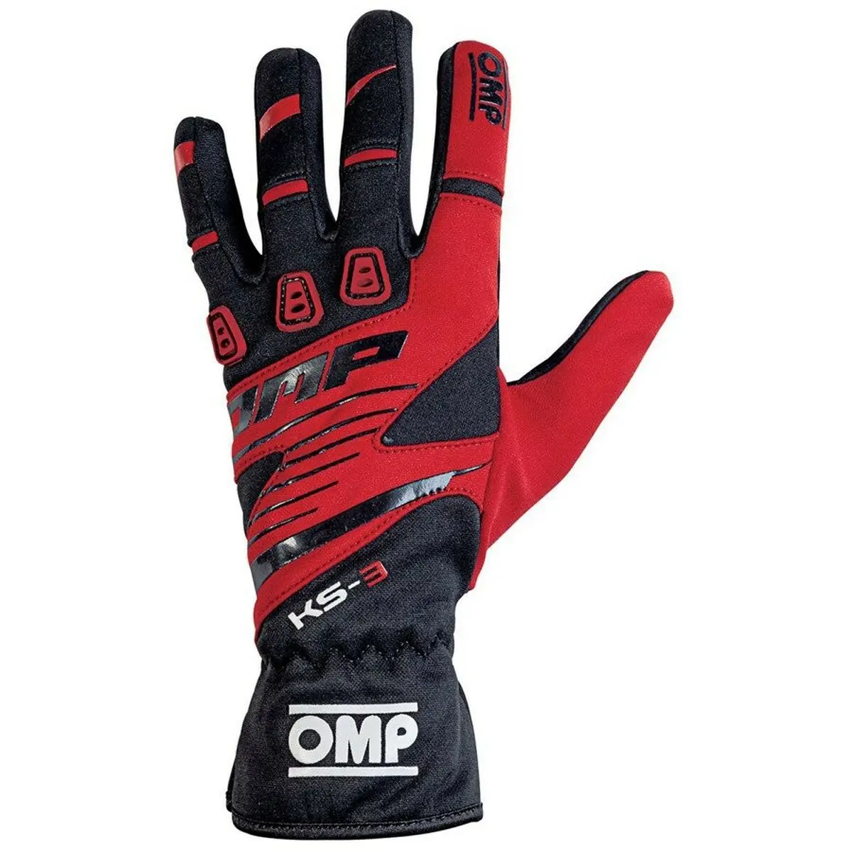 Luvas De Karting Omp Ks-3 Vermelho/Preto Xl 1